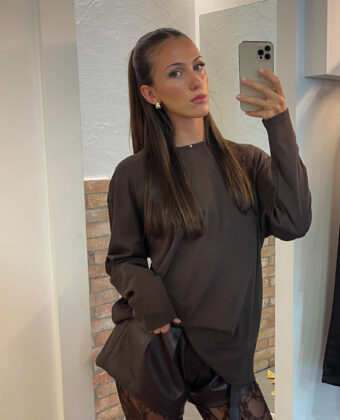 T-SHIRT RELAXED FIT IN COTONE