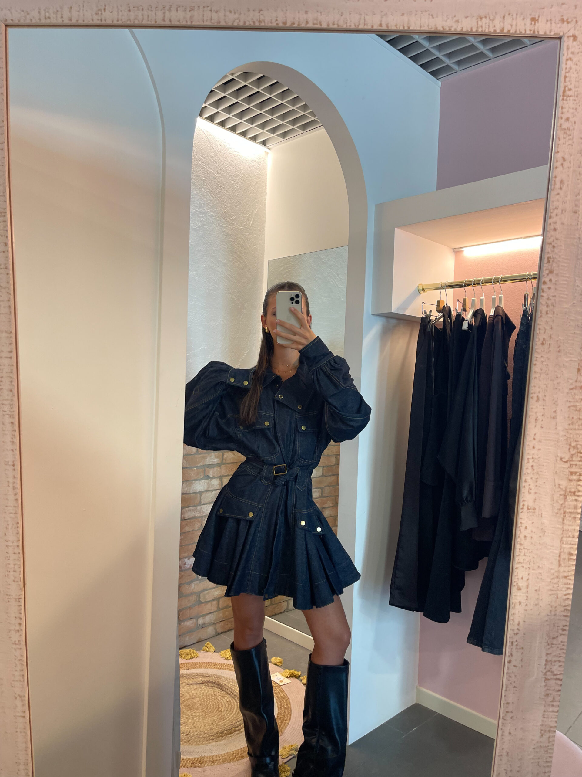 ABITO IN DENIM BLU NOTTE